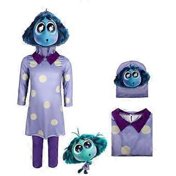Insidan Ut 2 Cosplay Kostym Party Maskerad Set Jumpsuit Bodysuit för Män Kvinnor (170 Avund)