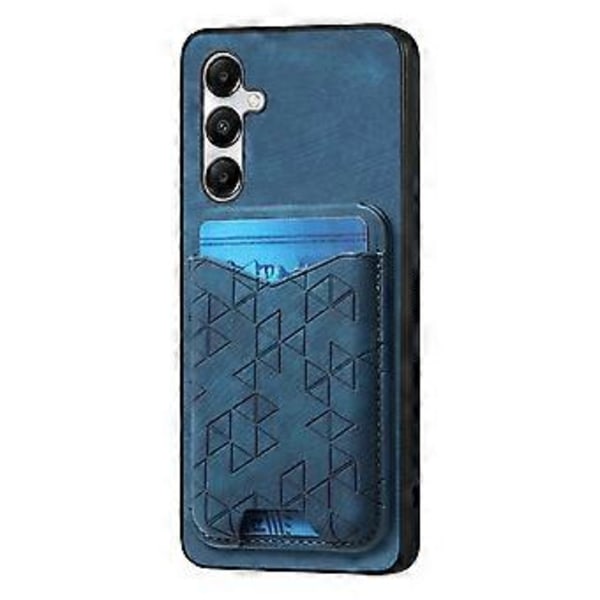 Til Samsung Galaxy A05s 4G Etui med Præget Mønster, Kortholder, Støttefod, Læder Bagside Cover (Style E)
