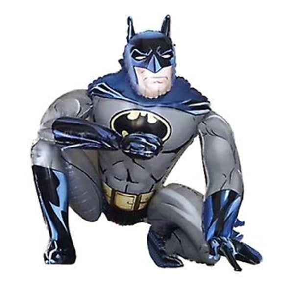 Stor 3D Marvel Superhelt Spiderman Batman Ironman Fødselsdagsfest Folieballon (Batman)