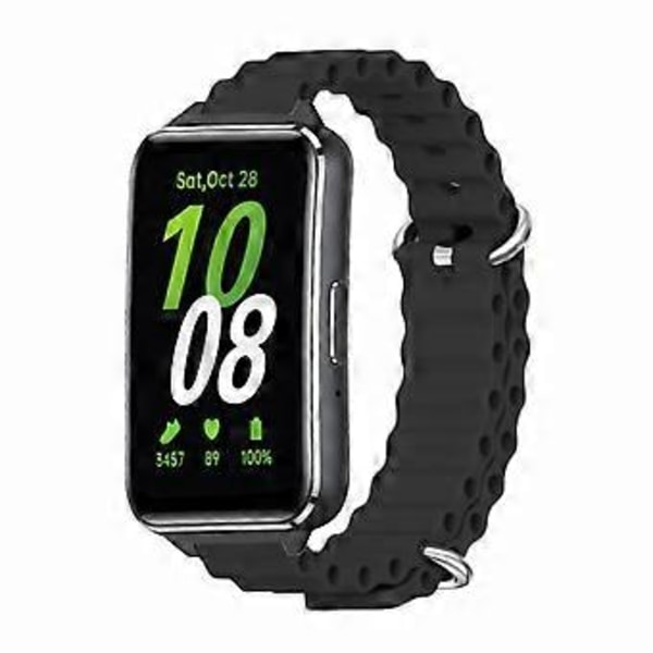 Til Samsung Galaxy Fit3 Udskiftningsrem Stødsikker Silikone Urrem (Style D)