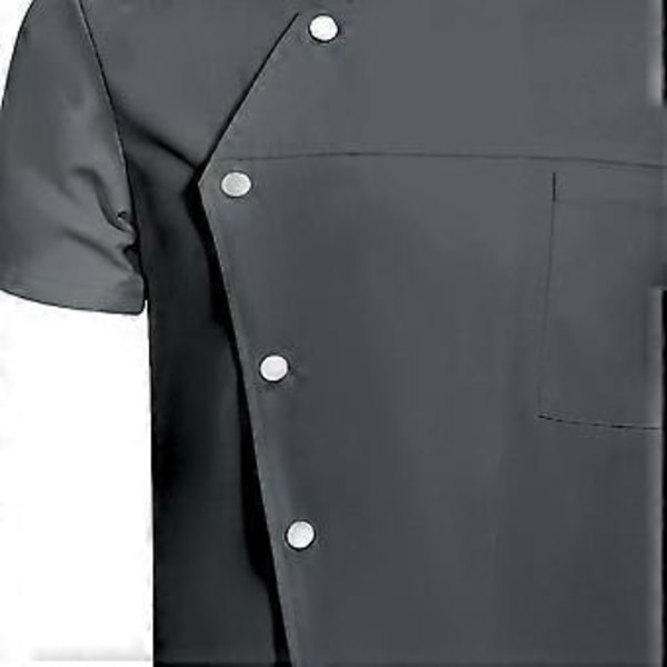 Arbetskläder Uniform Storkök Plus Size M Storlek Vit (L Storlek Grå)