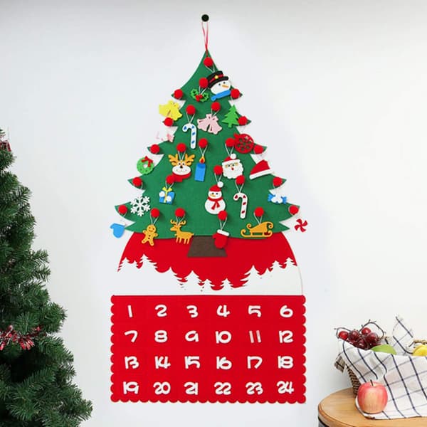 DIY Joulukalenterisetti Huopa Adventtikalenteri Countdown Tr