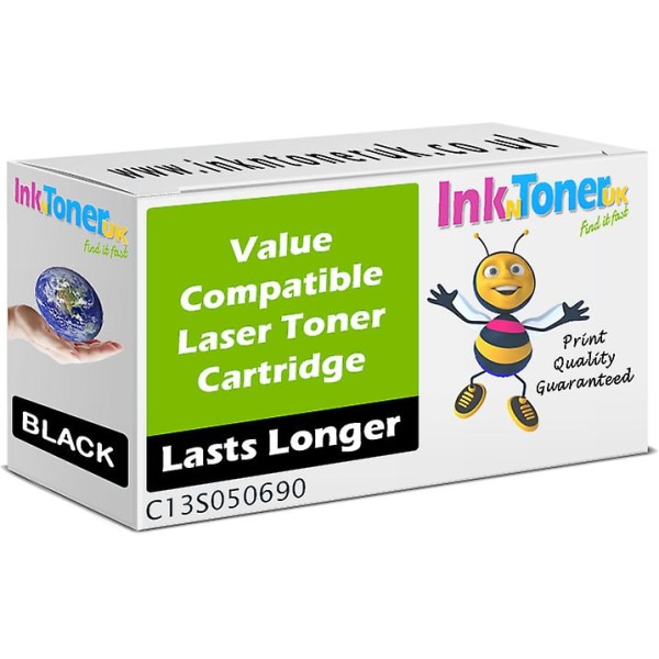 Compatible Epson S050690 Black Toner Cartridge (c13s050690)