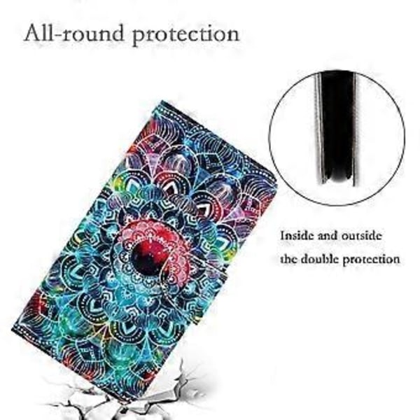 Til Samsung Galaxy S25 Ultra Etui Mønstertryk Beskyttende Læder Folio Telefon Cover (Style O)