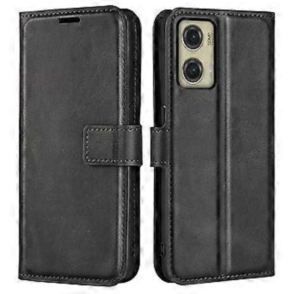 Til Motorola Moto G Stylus 5G (2024) Stand Case Anti-Scratch Kalvetekstur Læder Telefon Cover (Style B)