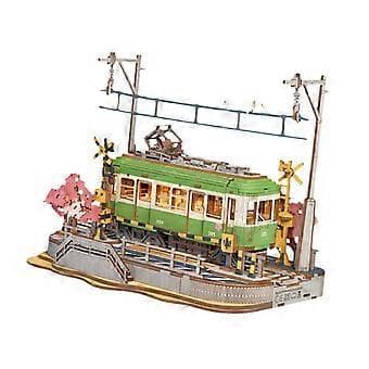 DIY Træ Miniature Dukkehus Kit Mini Hus Model Kits til Børn Voksne