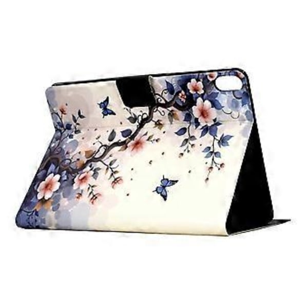Stativ Etui til iPad/iPad 10.9 Mønsterprintet Tablet Læder Cover med Auto Vågn/Sov (Pink Blomst)