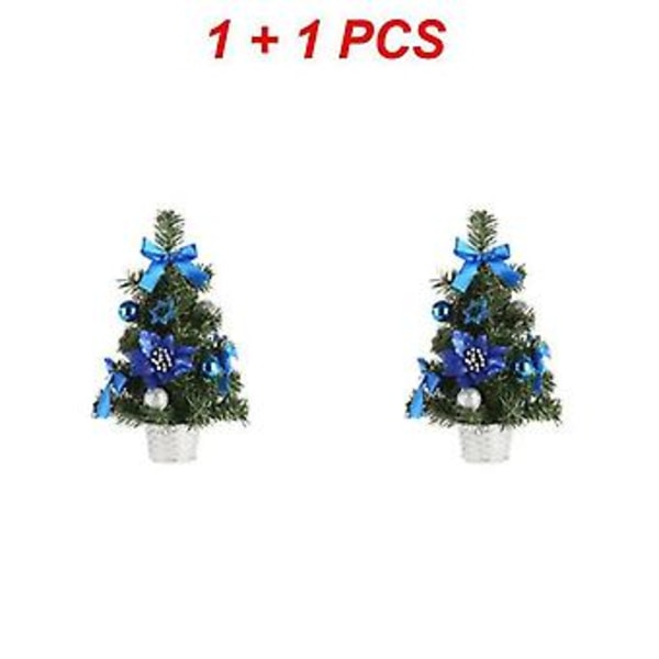 2023 20/30/40cm New Christmas Tree Christmas Decorations Small Christmas Tree Home Table Ornaments Gifts Artificial Snow( Mix A 2pcs)