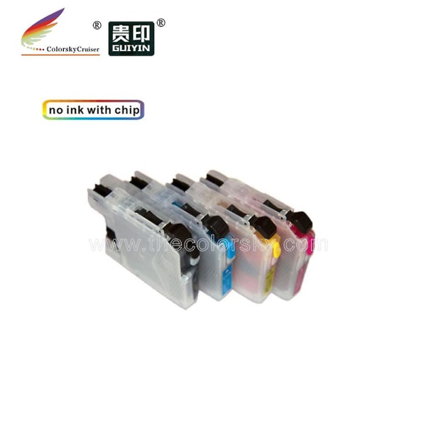 (rcb-lc163) Refillable Ink Cartridge For Brother Dcp-j152w Dcp-j552dw Dcp-j752dw Mfc-j245 Mfc-j470dw Mfc-650dw Mfc-j470 Mfc-650