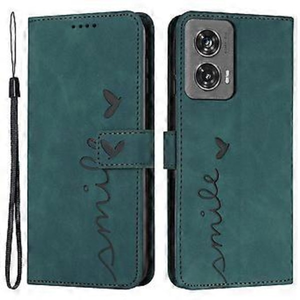 För Motorola Edge 50 Fusion 5G Fodral Magnetlås PU Läder Ställ Telefonskal (Stil E)