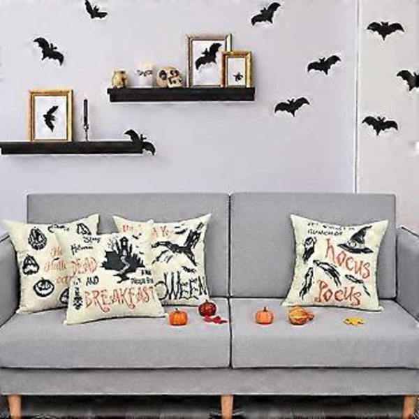 4 Par Dame Silke Knehøye Strømper Nylon Knestrømper for Kvinner Halloween Cosplay Kostymefest Tilbehør