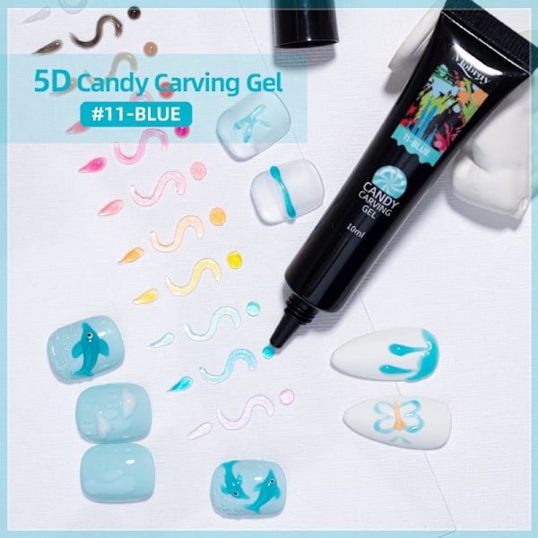 Geelilakka 10ML Kynsien Taide UV-geelilakka Kynsileimasimelle