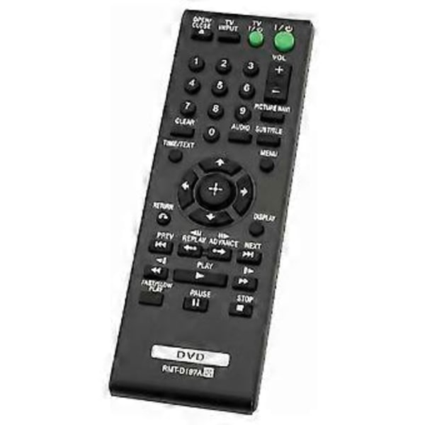 RMT-D197A Fjernbetjening til Sony CD/DVD Afspiller DVP-SR510H DVP-SR210P DVP-SR510 DVP-SR210 DVPSR510H DVPSR210P DVPSR510 DVPSR210