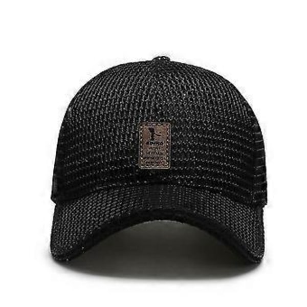 Mesh Baseball Keps Sommarkeps Truckerkeps Mesh Hatt Baseball Keps Herr Dam Utomhussporter Flerfärgad Valfri (ljusgrå)