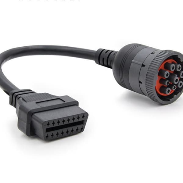Truck-kabel OBD1 til OBD2-adapter til J1939 9-benet 16 bil