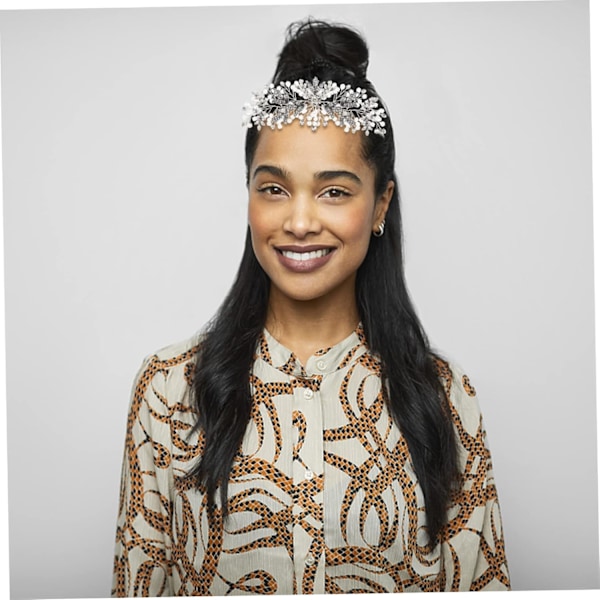 Brudkronan Legering Miss Dekorera Elasticitet silver