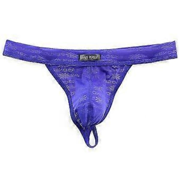 Herrkalsonger G-string Tanga Underbyxor Trosor Underkläder -NMAOV(M Royalblå)