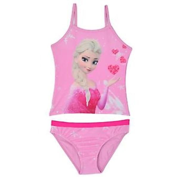 Baddräkt sommar bikini flickor set badkläder 116~122