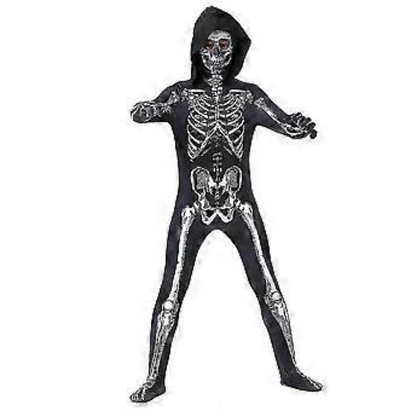 Lasten Halloween-Luuranko Sukkahousut Karnevaali Juhla Maskeraadi Cosplay Puku Z (L)