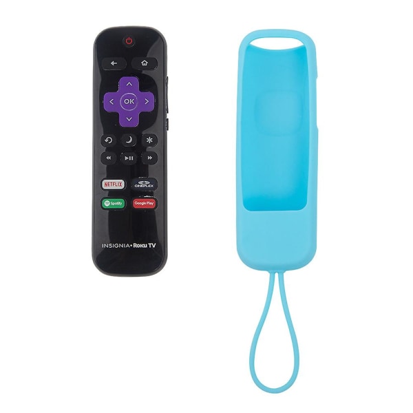 (glöd blå) 1 uppgraderat cover för Tcl Roku Tv Steaming Stick 3600r fjärrkontroll, case Anti/Drop/Slip/Scratch/Dust, Manc