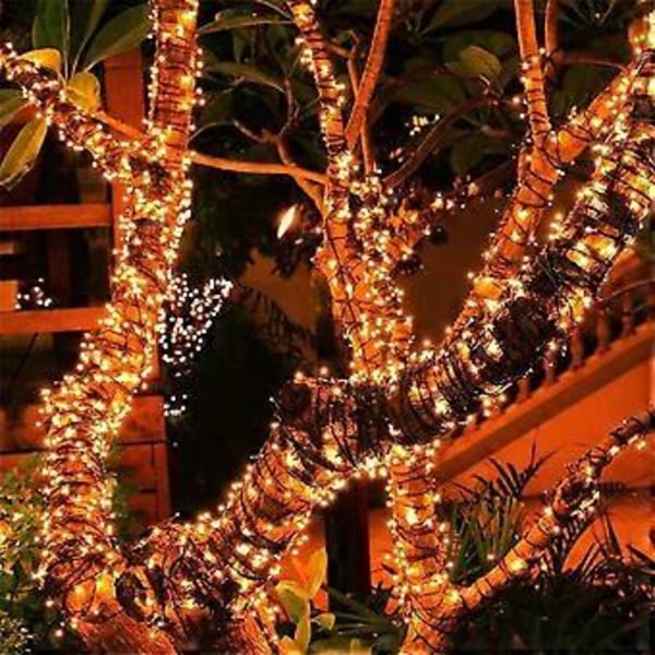 22M 200LED Solcelle Lysstreng Vandtæt Solcelle Lys Udendørs Have Solcelle Lys Kæde Ferie Juletræsguirlande