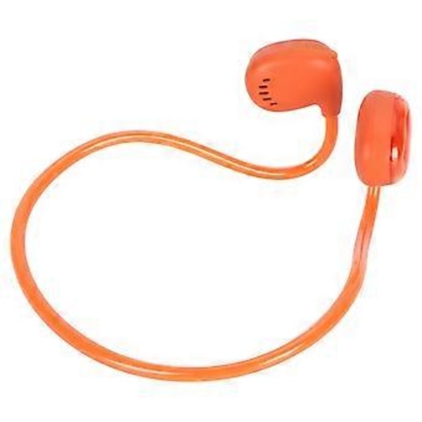 Bluetooth 5.3 Langattomat kuulokkeet, melua vaimentavat, vedenpitävät, stereo avoimet korvakuulokkeet juoksuun, oranssi/punainen