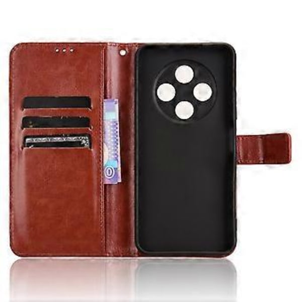 TECNO Spark 30C 4G kL5n -kotelo Crazy Horse -kuvioitu PU-nahkainen puhelinlompakkokotelo (Tyyli A)
