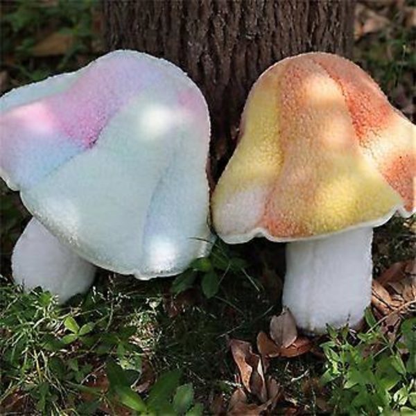 Pute Sopp Pute Gulvpute Sofapute Hjemmedekor Pute Lese Pute (Blå, 32 cm)