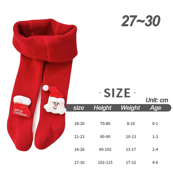 Thickened Children's Leggings Red New Year Baby Leggings style4 102-115cm