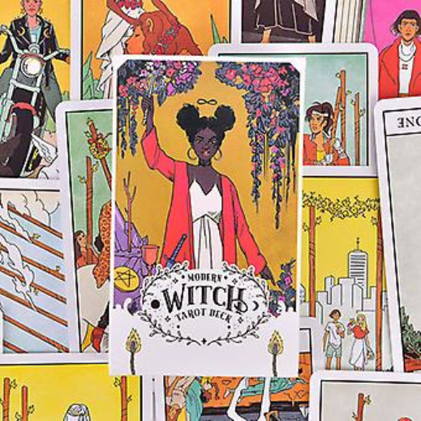 Moderni Noita Tarot-korttipakka, Kaikki Naiselliset Rider Waite -kuvat, Juhlapelin Lahja