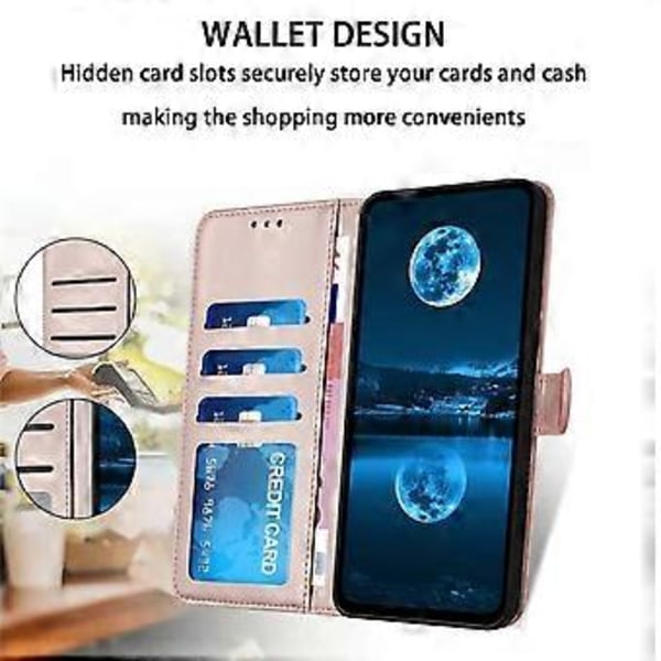 Plånboksfodral i läder med stativ och rem för Samsung Galaxy S25 Ultra (Stil B)