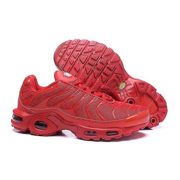Men Casual Tn Sneakers Air Cushion Running Shoes Outdoor Breathable Sports Shoes Fashion Athletic Shoes For Men black and red EU43