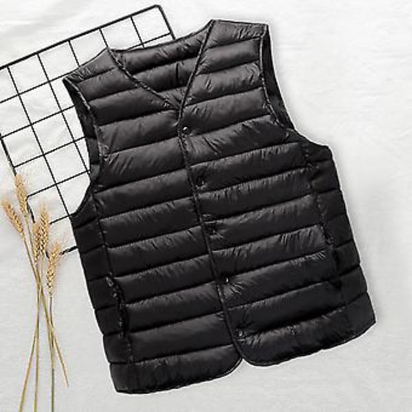 Miesten Talviliivi V-kaula Padattu Paksu Yksivärinen Hihaton Yksirintainen Neuletakki Rento Pluskokoinen Lämmin Tuulenpitävä Miesten Liivi (4XL Harmaa)