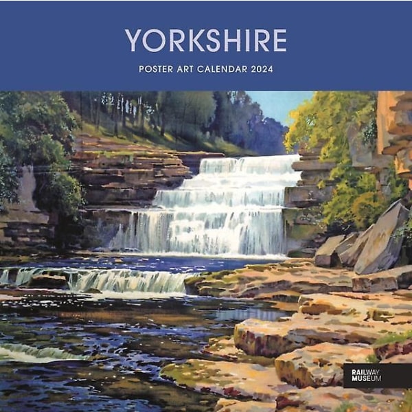 Yorkshire Poster Art National Railway Museum Wiro Wall Calendar 2024