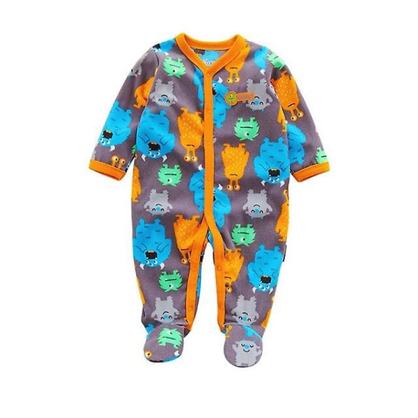 Jwl-baby Clothes Newborn Baby Romper Monster 6 Months