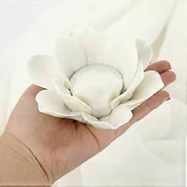 Handgjord Suckulent Blomsterbordsdekoration, Högtemperaturkeramik för Elegant Inredning, Stabil Bas Säkerställer Stabilitet (4.52In X 2.36In)