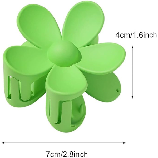 1 stk stor Daisy Claw Clips, søte hårklips for jenter, varm sommer