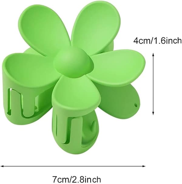 1 stk. store Daisy Claw Clips, søde hårklemmer til piger, varm sommer