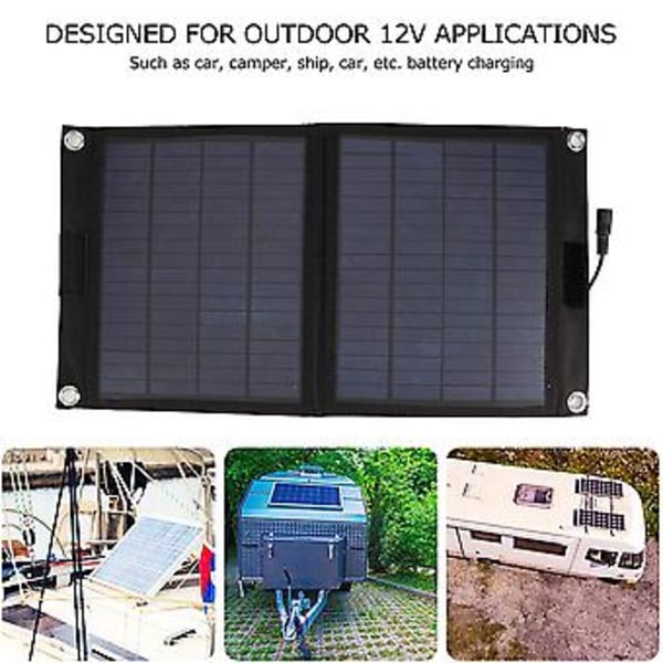 Solpanel Foldbar - Solpanel Polykrystallinsk Silicium Solnødsoplader Til Bilbatteri