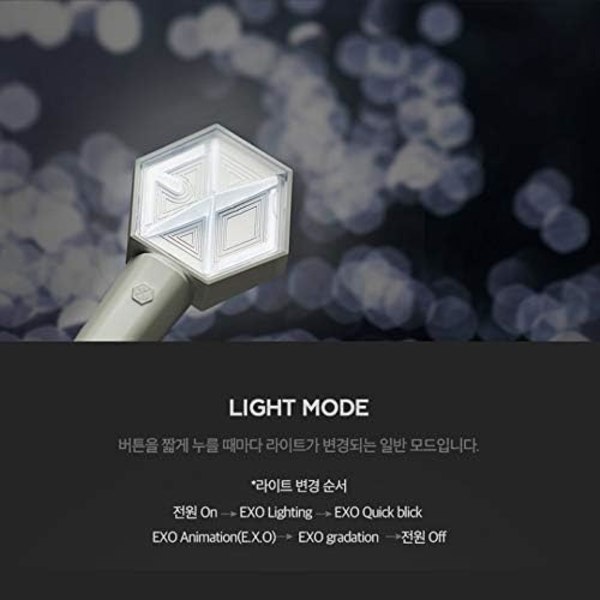 (101.1×57.5×276) EXO Officiel Lightstick ver 3