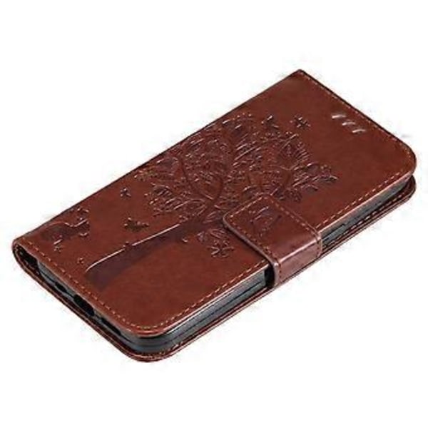 KT Imprinting Flower Series-3 Deksel til Xiaomi 14T Pro Katte-tre Mønster Flip Lær Telefondeksel (Stil H)