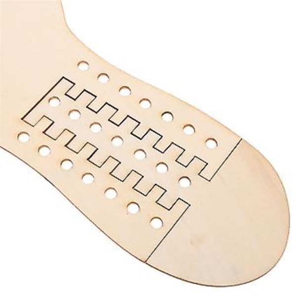 2 st/set Justerbara Trästrumpor Blocker Strumpsträckare för Stickning & Virkning Strumpor (B)