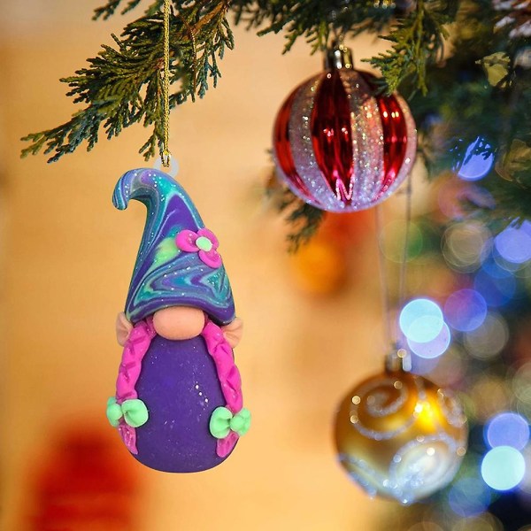 Cute Faceless Dwarf Pendant for Christmas Tree Fashion Festival Party Decoration for Chirtamas Tree A