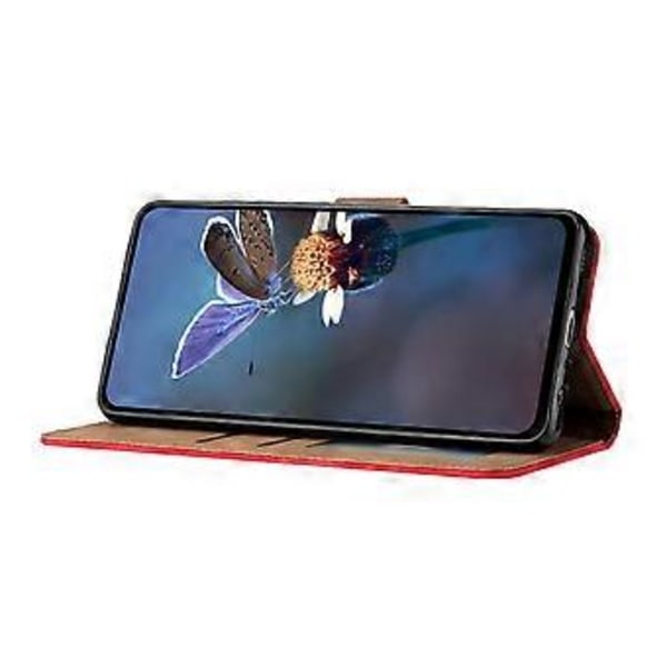 Til Samsung Galaxy A35 5G Etui PU Læder Wallet Stand Sommerfugl Præget Telefon Cover (Style F)