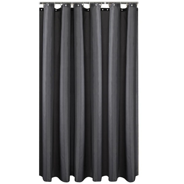 Waterproof Shower Curtain Bathroom Shower Curtain Liner Dark Gray 150x180cm