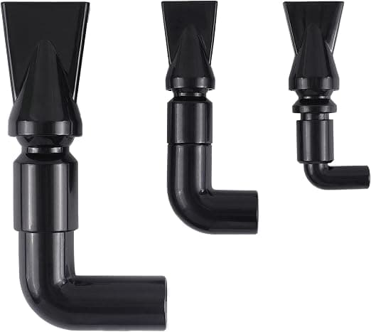 3 st akvariumpumps munstycke, justerbart vattenutlopp