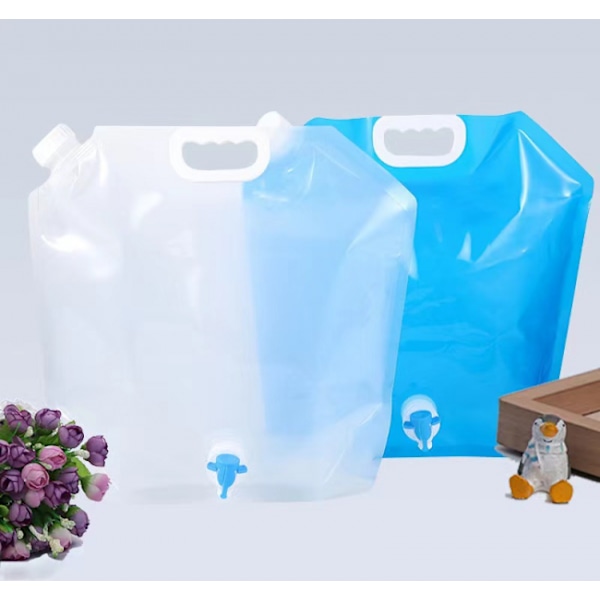 4-pack transparent 10L påse kan enkelt tas bort, men den är fortfarande ne