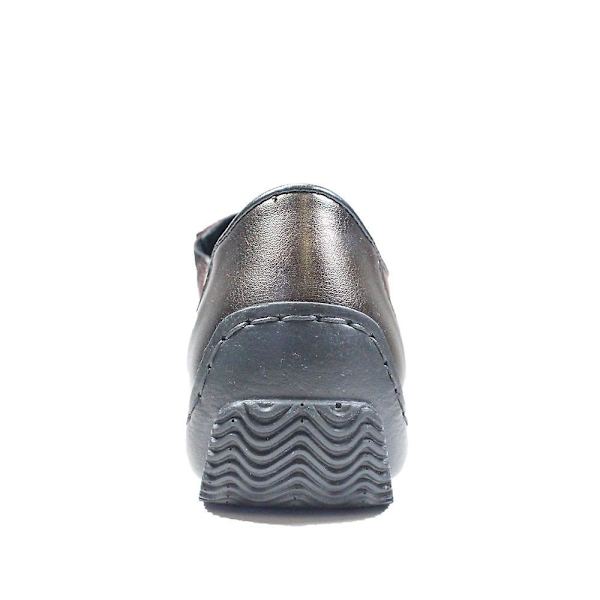 Rieker L1759-30 | Celia | Vinröd Läder | Dam Slip On Skor Wine Eu 38