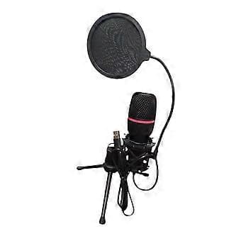 USB Mikrofon PC Gaming Mikrofon med Tripod Stativ til Streaming Vokaloptagelse