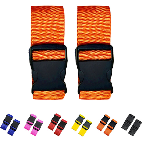 2-pack resväskor resväska remmar set, resetillbehör förtjockade resväskor